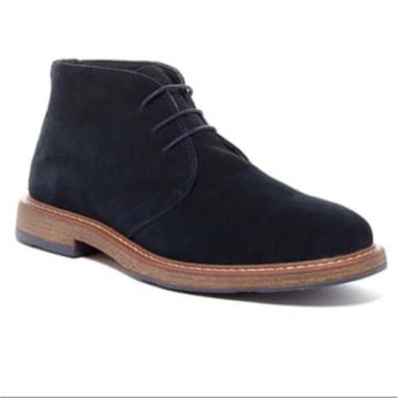 JOSEPH ABBOUD Thomas Chukka Boot Navy Suede sz 11 - Picture 1 of 3